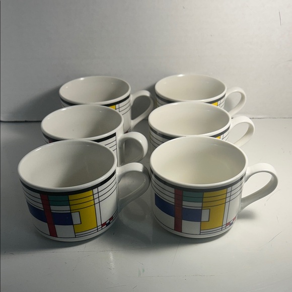 Lynns Other - Artistic Geometric Design Mugs - Set of 6
